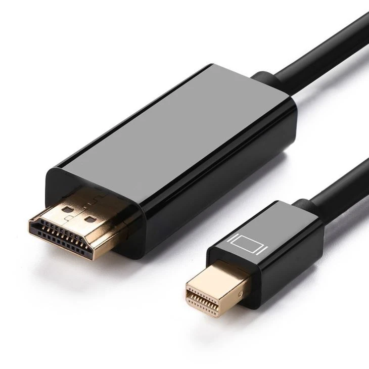 MSLFORCE | Loingseoireacht Mini DP go HDMI Mini DisplayPort (Thouderbolt) go HDMI HDTV Cábla 1080P Díol Bulc 6ft1.8m, 10ft3m Bán nó Dath Dubh ar fáil sa tSín
